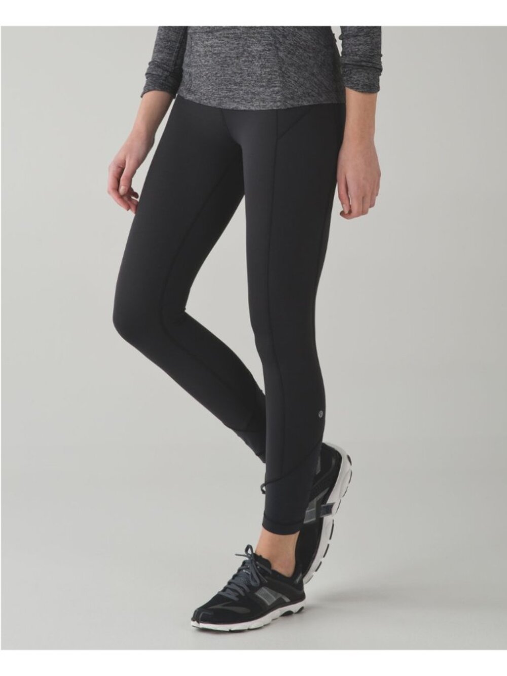 Lululemon Pace Queen Tight Black 7/8 Length Women's 4 Leggings Workout